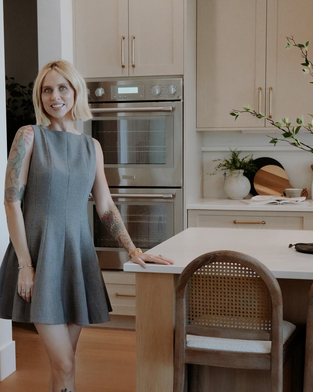 Kellie Wahl in a Treasure Valley kitchen